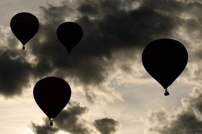 Hot air balloons over Walla Walla