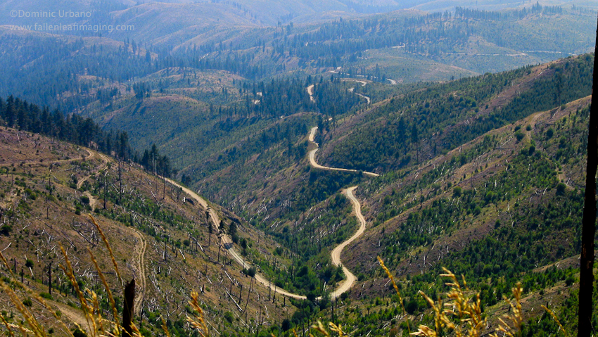 Slide ridge road from Chelan