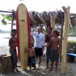 Carrillo Beach surf school