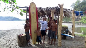 Carrillo Beach surf school