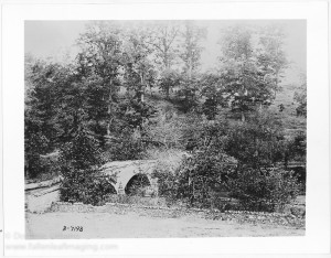 Burnside Bridge historical photo