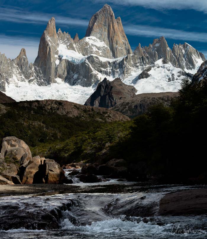 Hiking Laguna los Tres, Fitz Roy, from El Chalten