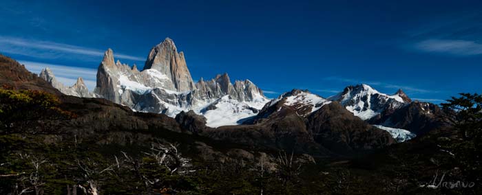 Fitz Roy – Hiking Laguna de los Tres  from El Chalten